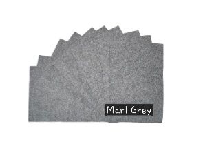 Acrylic Felt - A4 size - Marl Grey (each)