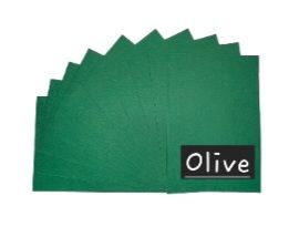 Acrylic Felt - A4 size - Olive Green (each)