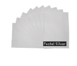 Acrylic Felt - A4 size - Pastel Silver (each)