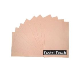 Acrylic Felt - A4 size - Pastel Peach (each)