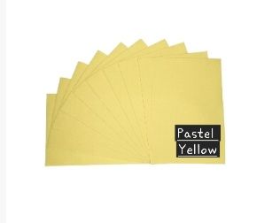 Acrylic Felt - A4 size - Pastel Yellow (each)