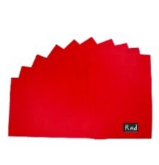 Acrylic Felt - A4 size - Red (each)
