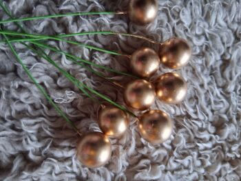 Berries - Gold - Pack of 8