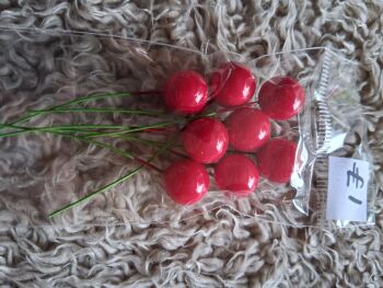 Berries - Red - Pack of 8