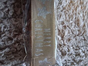 Ribbon - Merry Christmas/Star - 2 metres