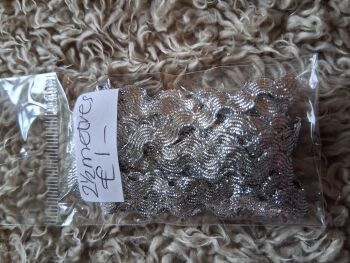 Ric Rac - Silver - 2.5 metres