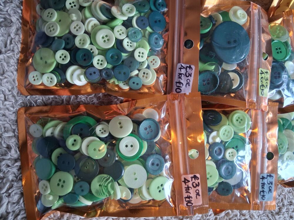 Larger Bag - Green Mix - Random Pick - Approx 75g