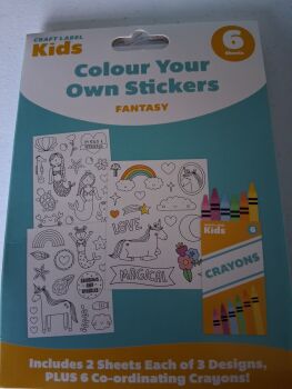 Kids Craft Set - Create your own stickers - Fantasy