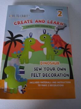 Kids Craft Set - Sew your own - Dinosaur