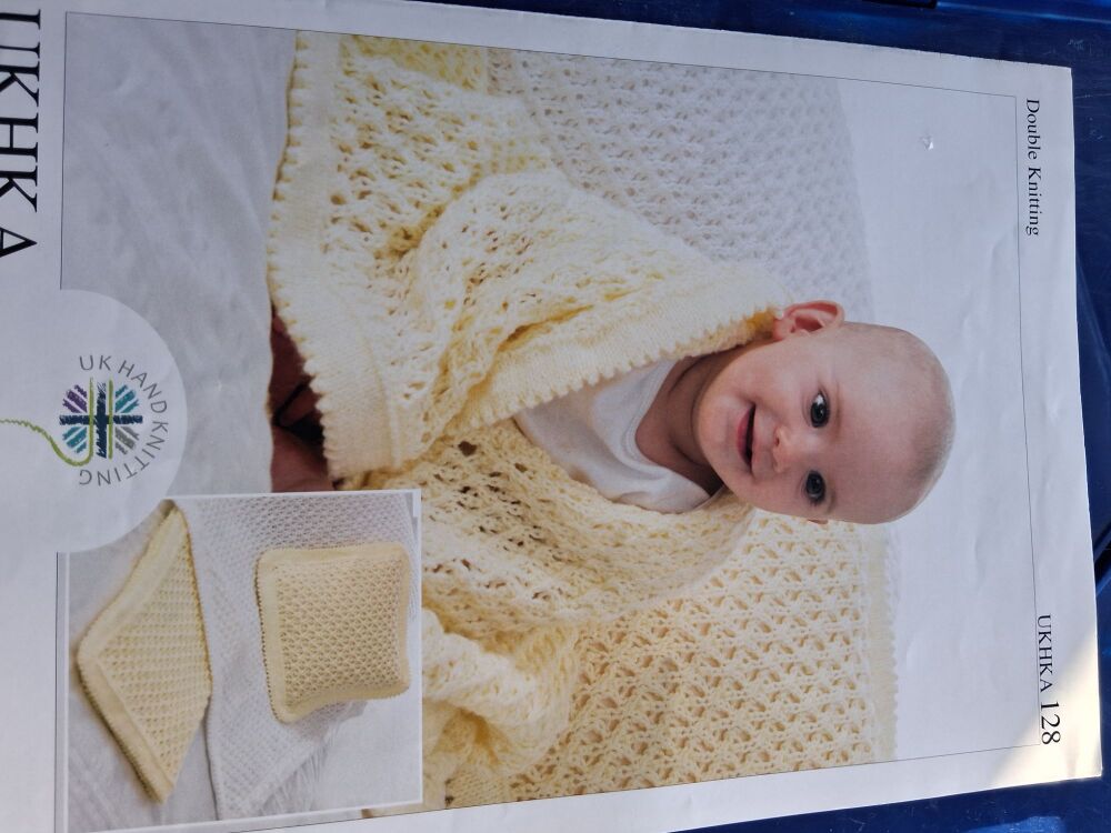 UKHKA Knitting Pattern (128)- Cushion/Blanket