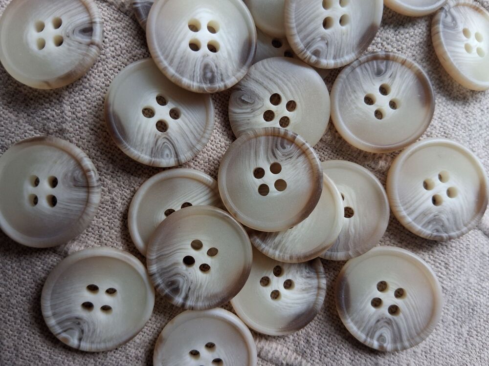 Cream/ Aran Style Buttons 20mm (each)