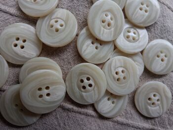Cream/ Marl Buttons  25mm (each)