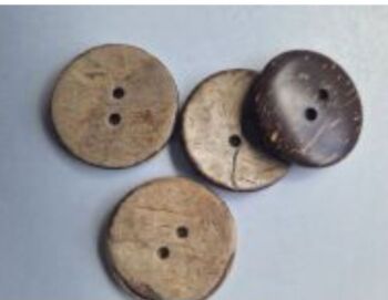 Coconut Shell Buttons 28mm (each)