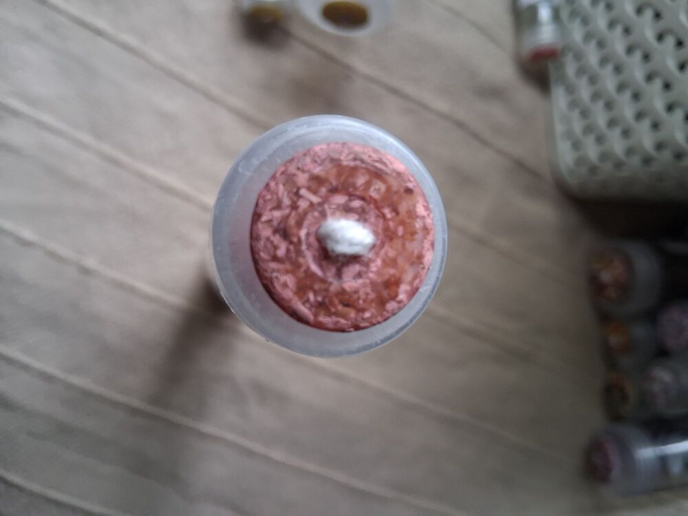 Recycled Corn Husk Buttons - Pink 20mm (each)