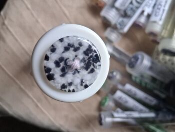 Recycled Plastic Buttons - Black 25mm (each)