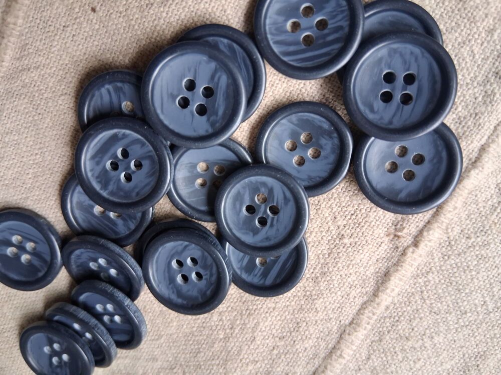 Blue/Navy Buttons 20mm (each)