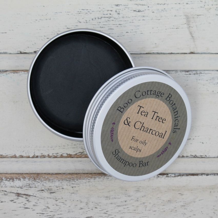 Shampoo Bar: Tea Tree & Charcoal for oily scalps