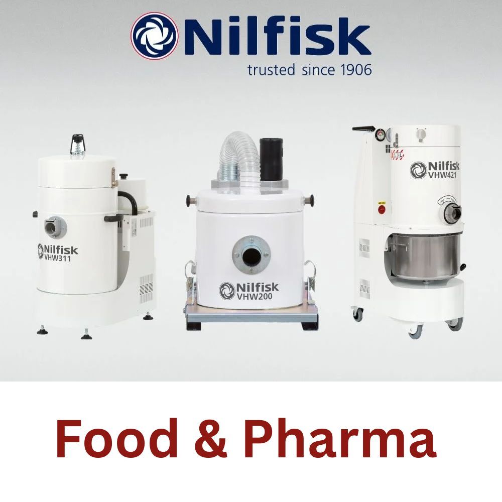 Nilfisk Food & Pharma Industrial Vacuums