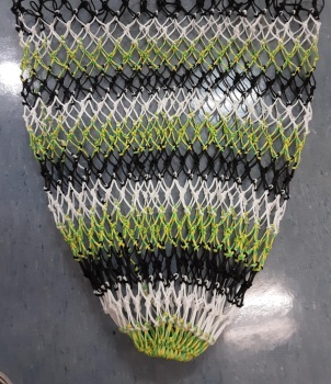 Horse size stripe  small  mesh nets