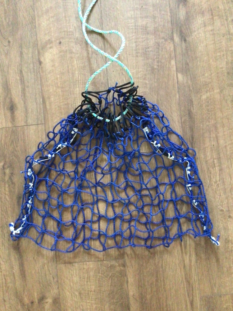 Blue Knotless net pony size