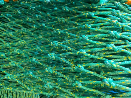 Round bale net