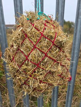 Red Knotless net pony size slim