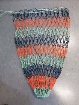 Horse size stripe  largel  mesh nets