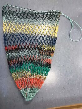 Horse size stripe  small  mesh nets