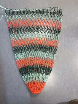 Horse size stripe  small  mesh nets