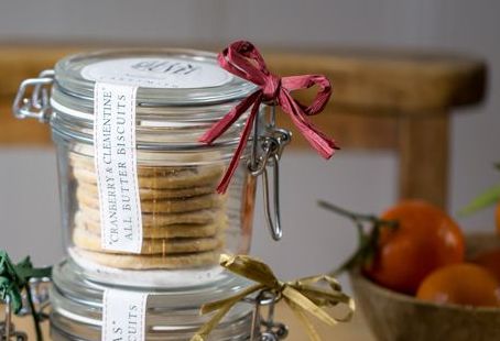 Cranberry & Clementine All Butter biscuits