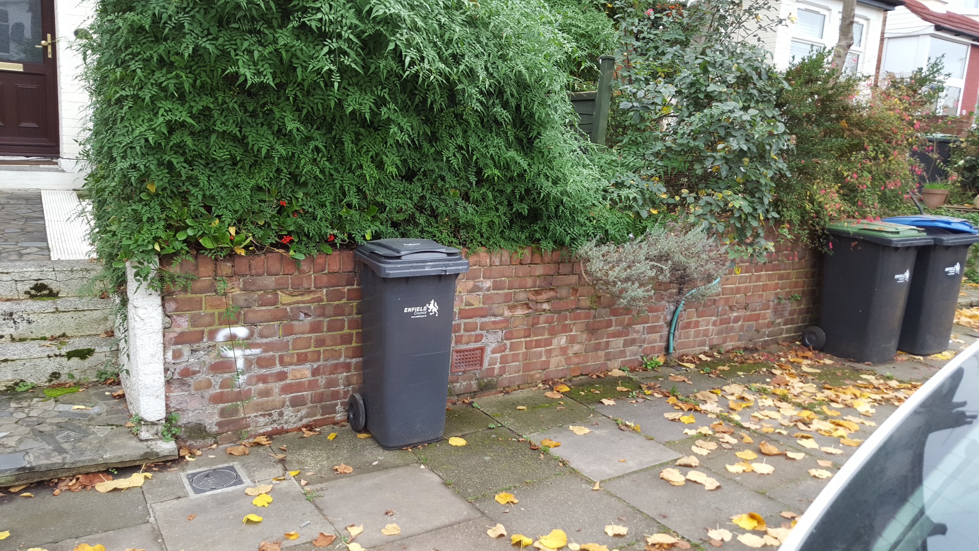 wall before