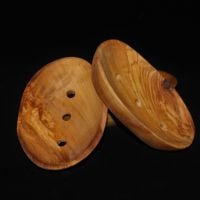 Olive Wood Soap Dish With Soap Bar