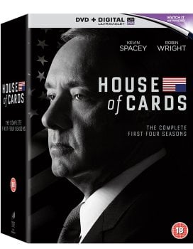 House Of Cards - Season 1 to 4 - DVD-Box-Set