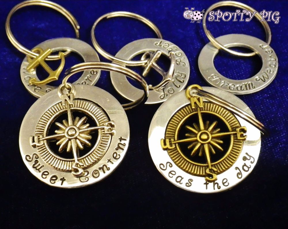 Personalised cheap boat keyring