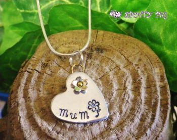 Heart Necklace for Mum, Gran, Nan etc...