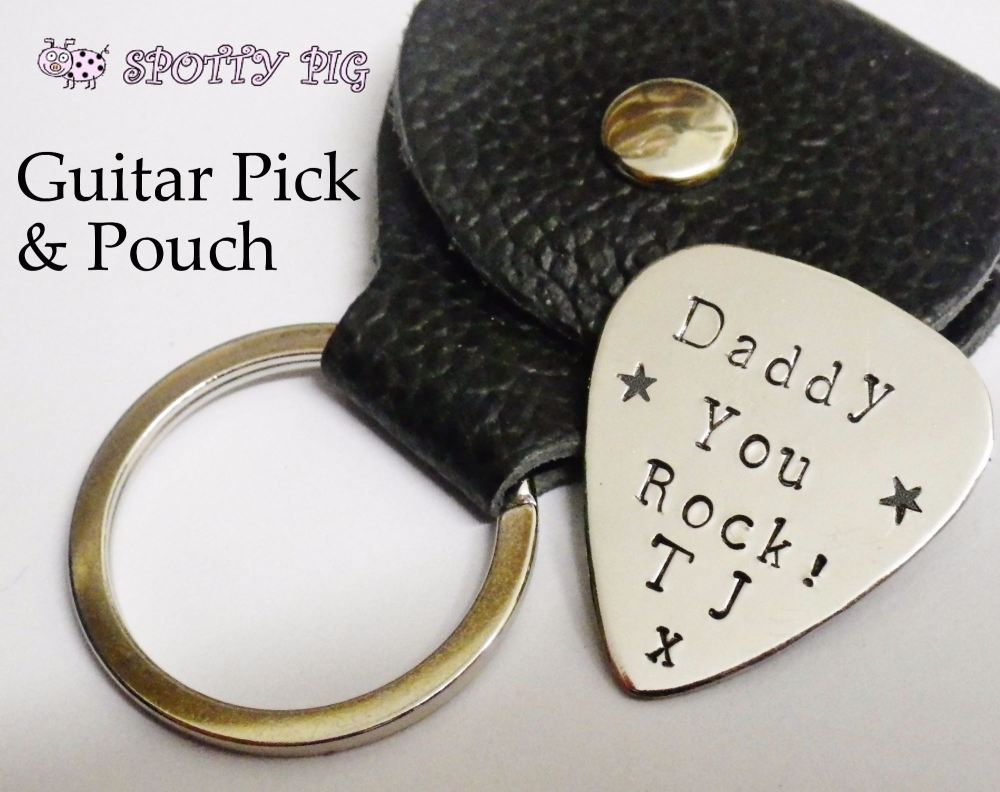 <!-- D75 -->You Rock, Personalised Guitar Pick Gift