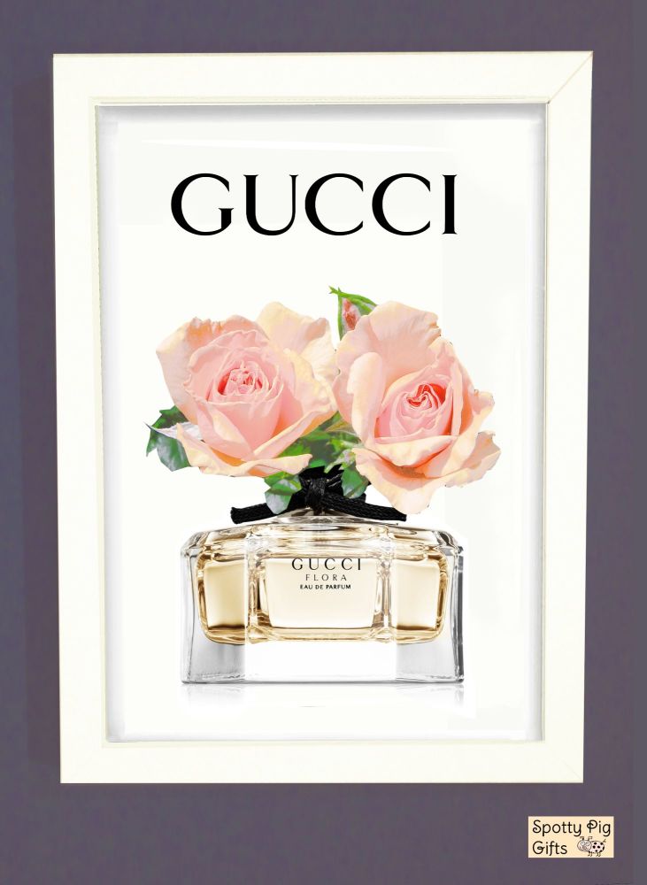 Fashion Print Wall Art Designer Perfume & Logo Framed Picture Poster Home Decor Lounge, Gift A3, A4, A5