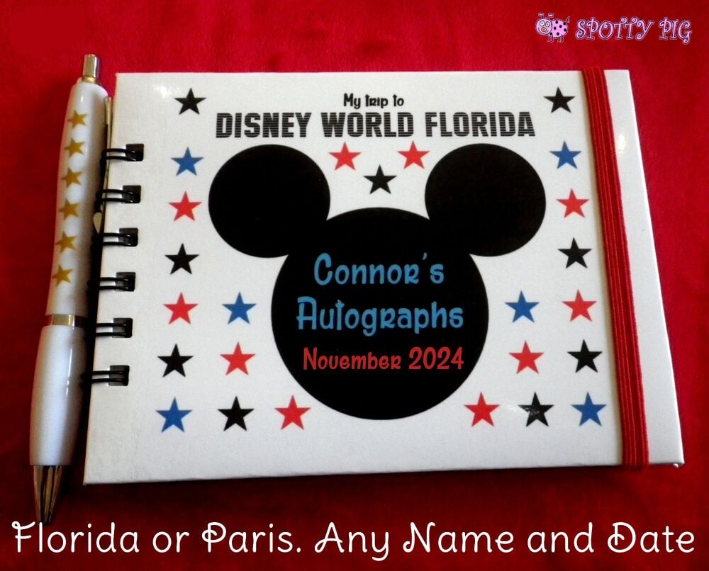 <!-- B36 -->Personalised Mickey Mouse Autograph Book