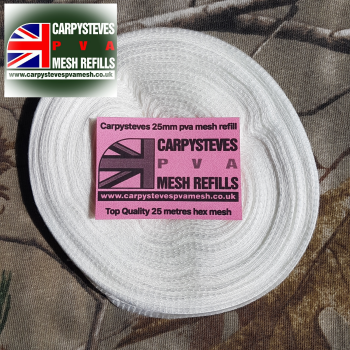 SPECIAL OFFER: Carpysteves Hex-Weave Pva Mesh Refill 25mm Standard Size (Narrow) 25 Metres!