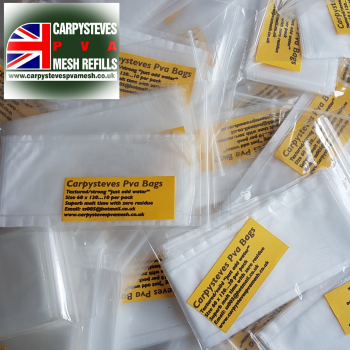 SPECIAL OFFER! 10 x Carpysteves Small Pva Textured Bags 60 x 120