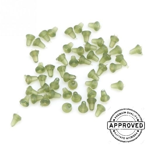 10 x Carpysteves transparent green hook beads