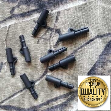 8 x Carpysteves Black Lead Clips