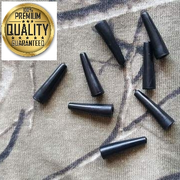 8 x Carpysteves Black Tail Rubbers