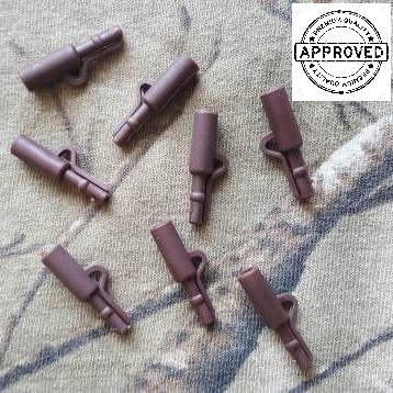 8 x Carpysteves Brown Lead Clips