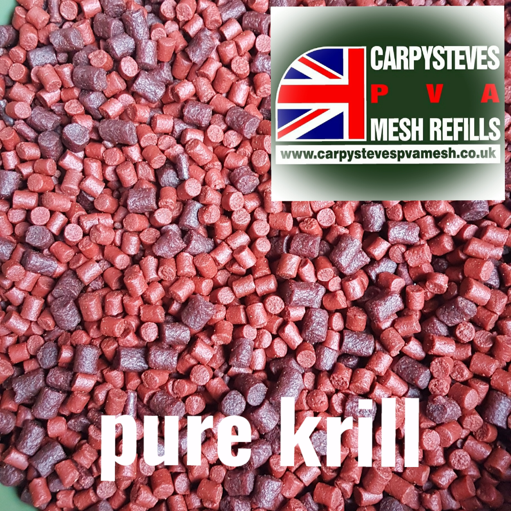 Carpysteves Pre-Tied Standard Pva Mesh Krill Pellet Bait Balls