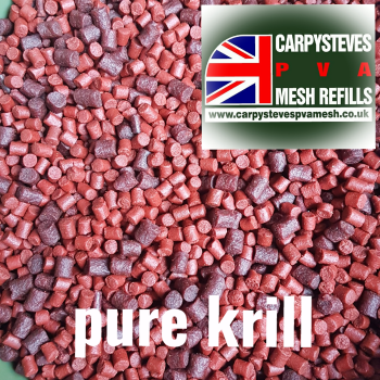 Carpysteves Pre-Tied Standard Pva Mesh Krill Pellet Bait Balls x 80