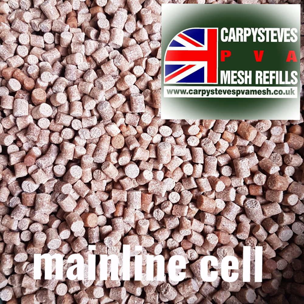 Carpysteves Pre Tied Standard Pva Mesh mainline Cell Pellet Bait Balls