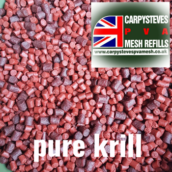 Carpysteves Pre-Tied Standard Pva Mesh Krill Pellet Bait Balls x 40