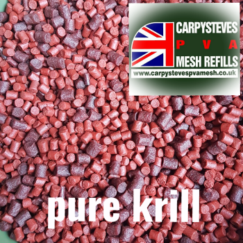 40 x Carpysteves Pre-Tied Standard Pva Mesh Krill Pellet Bait Balls