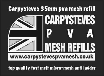 New Product: Carpysteves Fast Melt 35mm (wide) Pva Mesh Refill